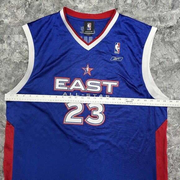 LeBron James East All-Star #23 Cleveland Cavaliers 2005 Reebok Jersey XL - Picture 8 of 9